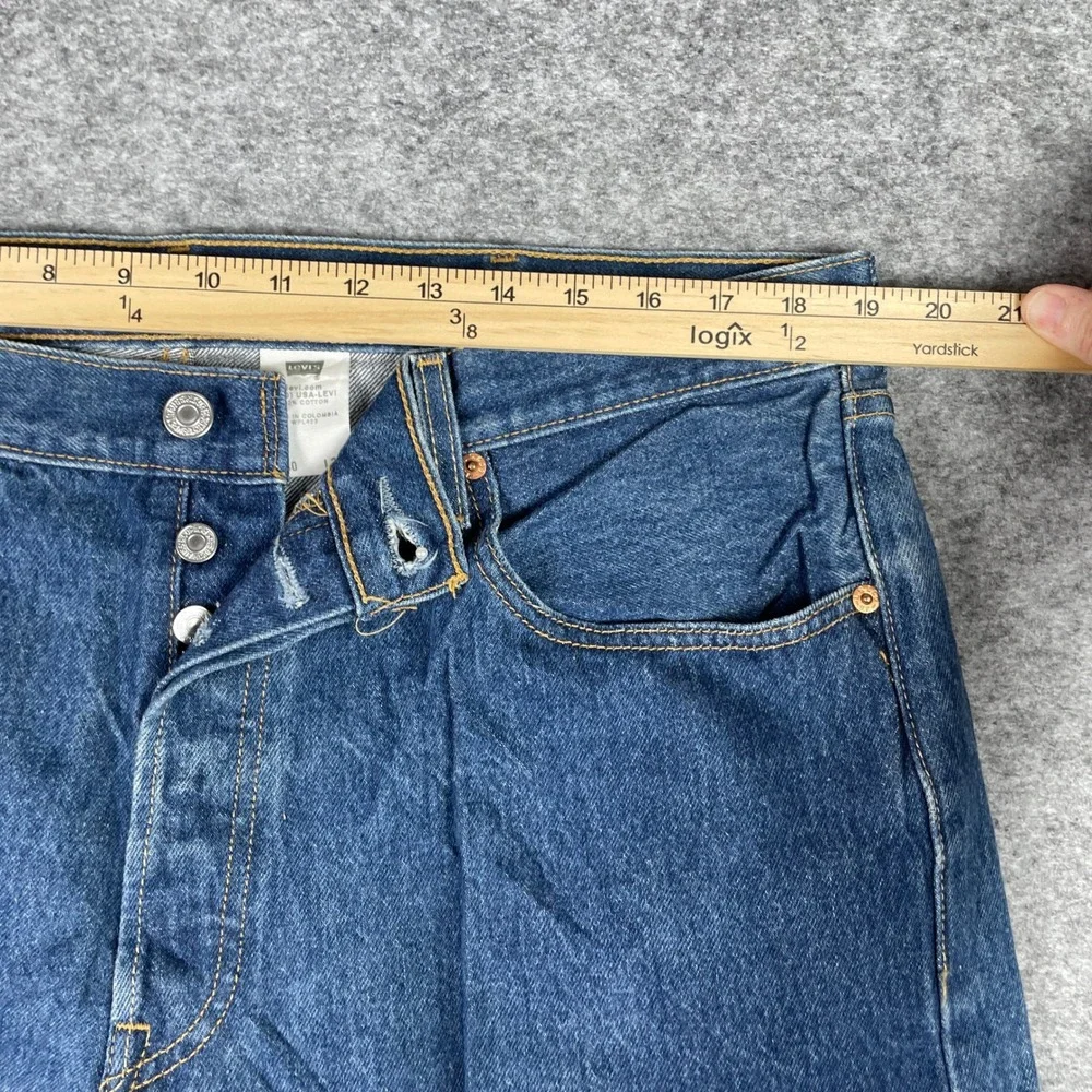 VTG Levis 501 XX Jeans Mens 40x30 (Fits 38x26) Blue Shrink to Fit Straight